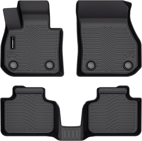 Miniatura 2 de Auxko Alfombrillas para todo tipo de clima, aptas para BMW X1 2023, 2024 y 2025, 1 forro de goma de elastómero termoplástico, juego de accesorios
