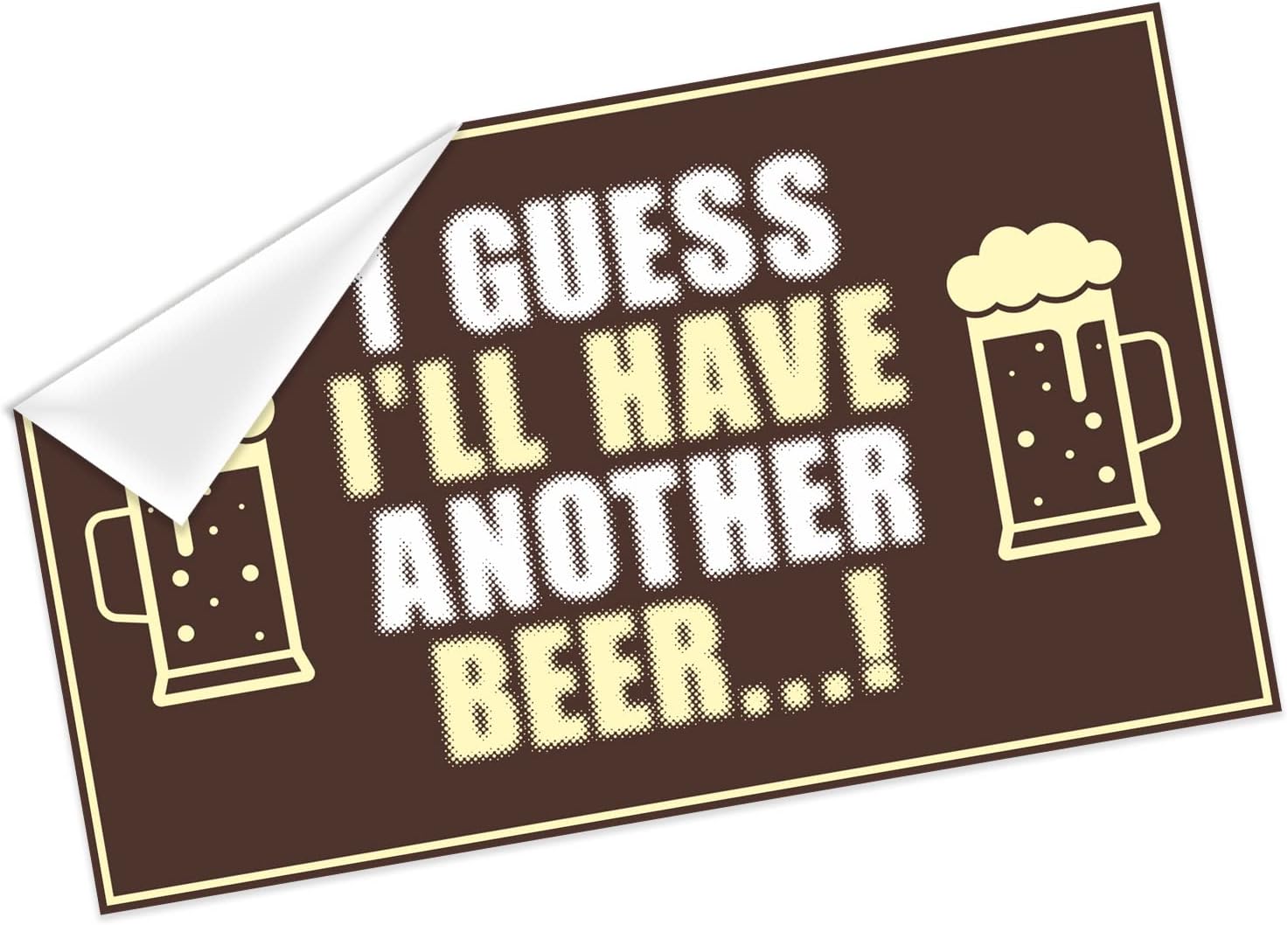 Amazon.com: Beer Licensed Decal Sticker 3x5 inches Laptop Decor ...