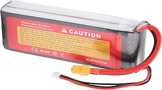 Lithium Battery 6000mAh 11.1V 45C 3S XT60 Plug Large Capacity - High Performance, Long Runtime, Ideal for RC Planes and Drones
