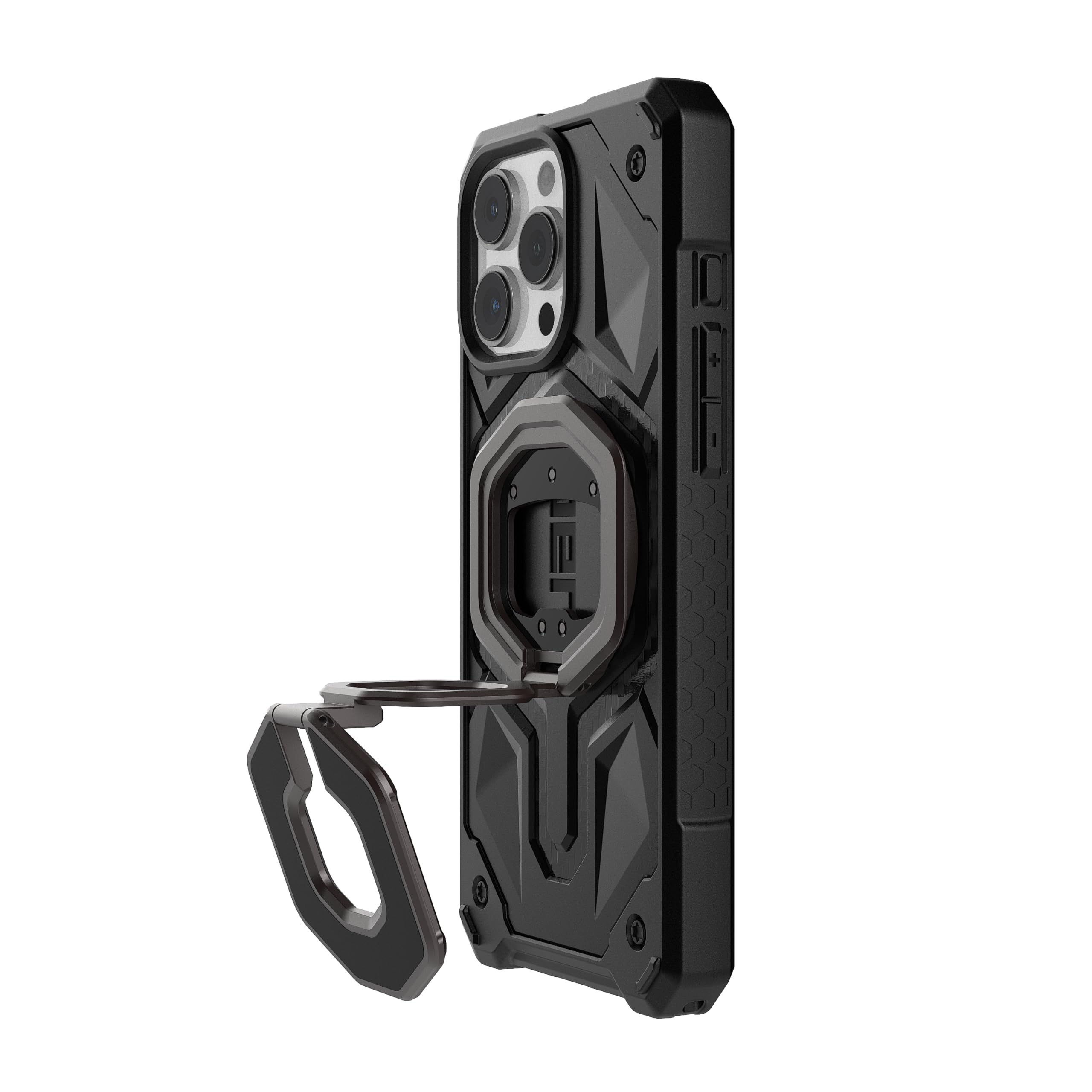 URBAN ARMOR GEAR Monarch Mag2 Anello Magnetico/Supporto | Magnetico su entrambi i lati | Apribottiglie integrato | Perfetto per streaming, videochiamate e uso quotidiano