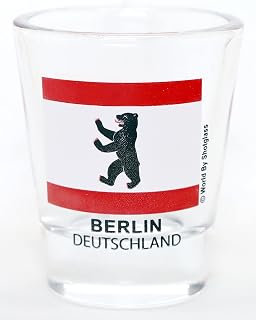 Berlin Germany Flag Shot Glass