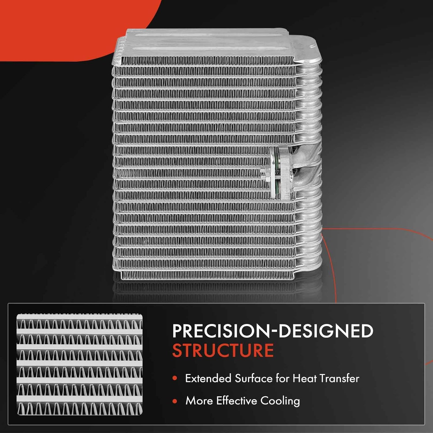 A-Premium Front AC Evaporator Core Compatible with Toyota Tacoma 1995-2004, built from 1/95
