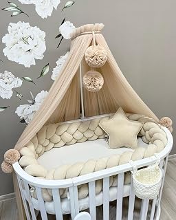 Baby Canopy Bed Canopy Nook Baldachin Canopy for crib Mosquito Net for Baby Canopy for nursery BBDOR Paris 