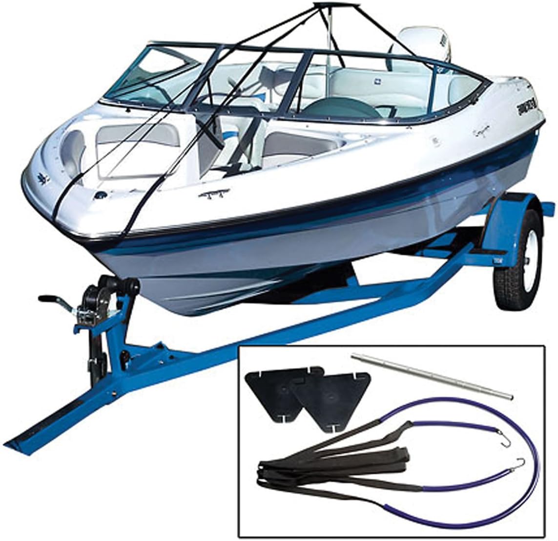 Boatworld Cover Pole Stand Kit for Boats