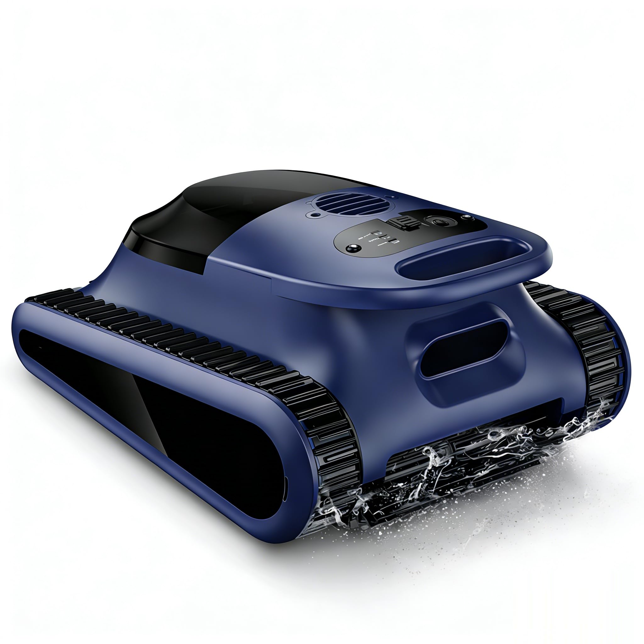 Photo 1 of ***DIRTY AND VERY USED**MOREBOT Smart Wireless Robotic Pool Vacuum, IP68 Waterproof Wall Climbing Cleaner for Inground & Above Ground Pools, 150 Mins Runtime, 2000 Sq Ft, Not for Pools with Sharp Steps or Raised Drains