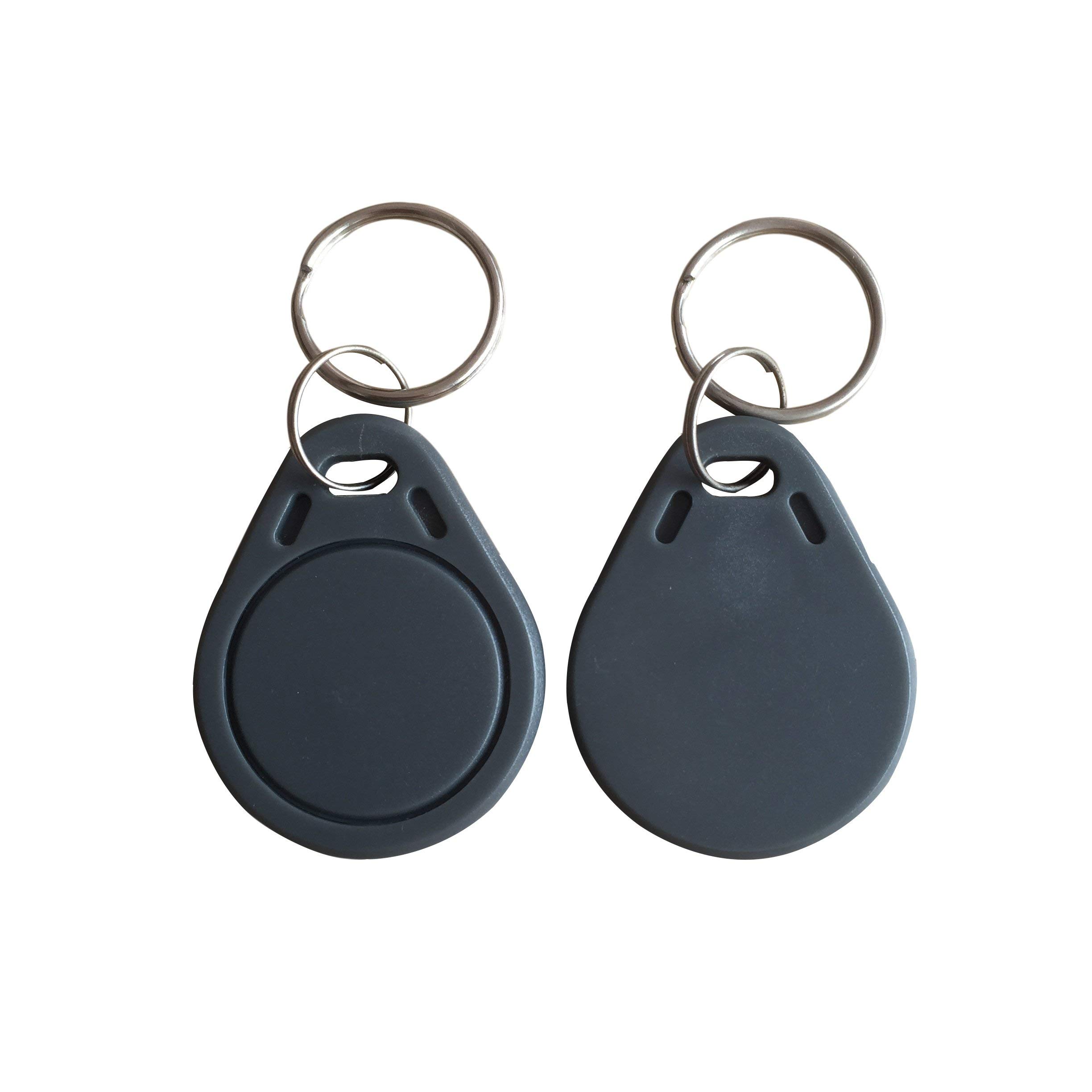 YARONGTECH RFID Key 13.56MHZ Grey Color ISO 14443A Waterproof tag Pack of 10