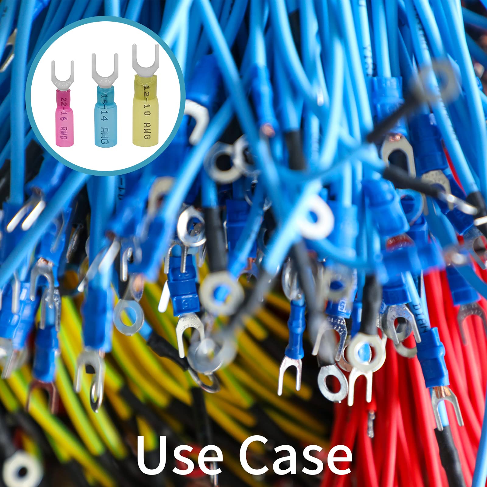 Ancor 12-10 Gauge - #10 Heat Shrink Spade Terminals - 100-Pack - 315399 Anchor E - Foto 3