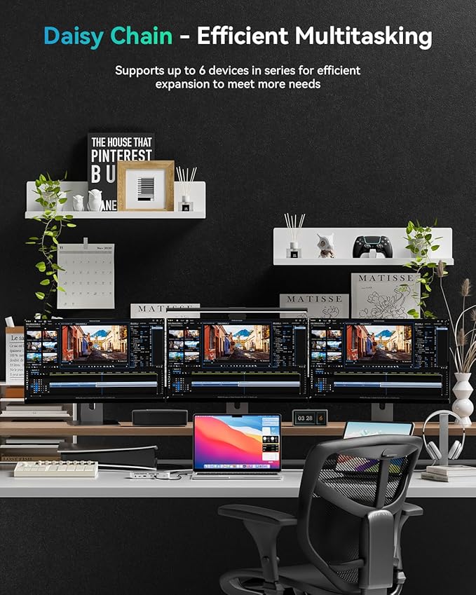 Yottamaster Hub Thunderbolt 4 Dock 12 en 1, 40Gbps, 85W PD miniatura 6