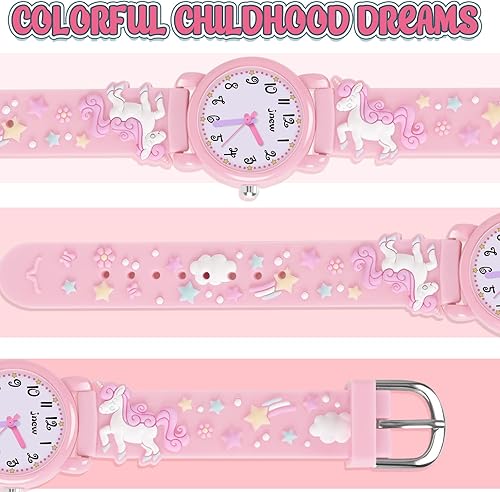 Miniatura 5 de Regalo para niñas de 4 a 13 años, reloj de juguete para niños de 5 a 12 años de edad, regalo de cumpleaños para niños