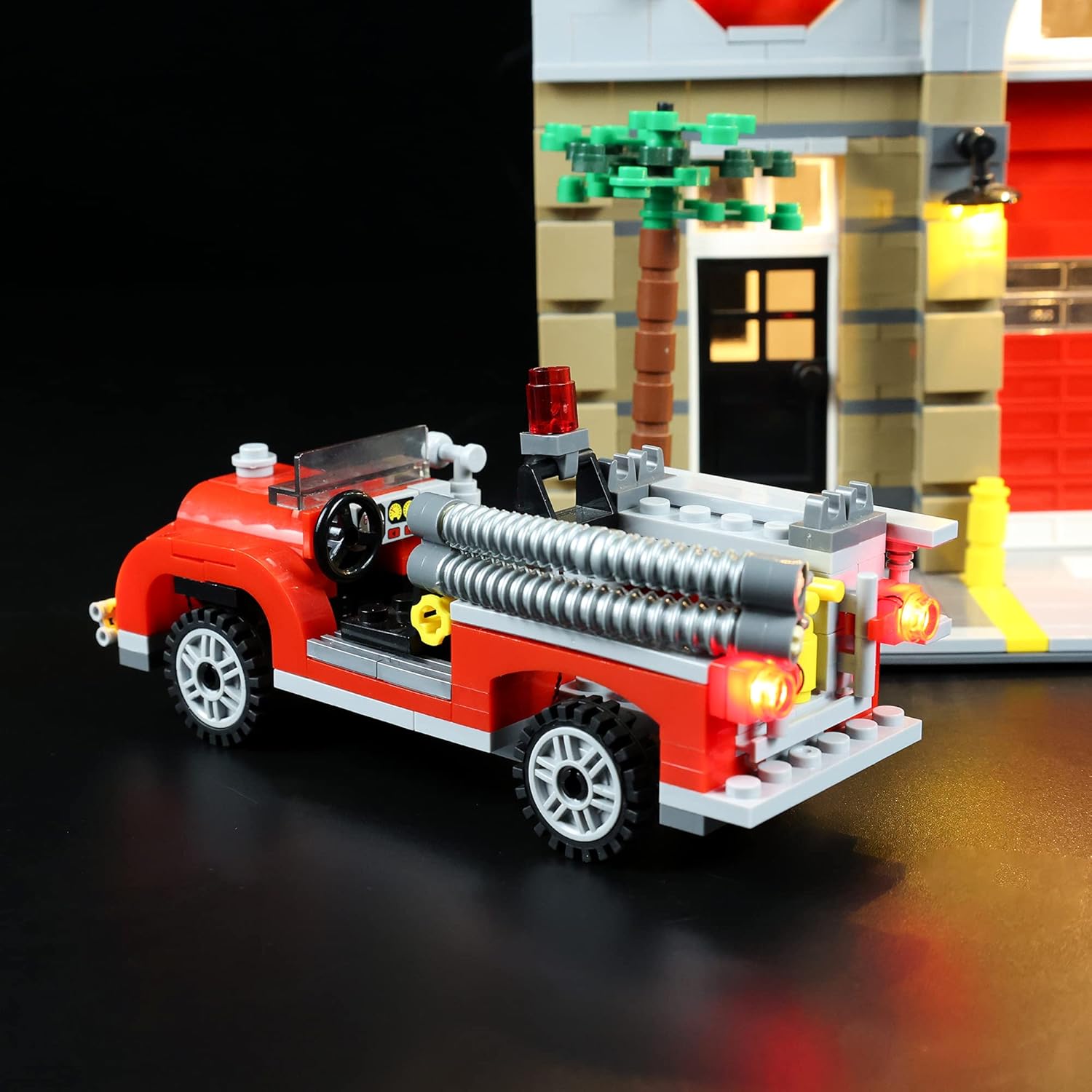 Kyglaring Led Lighting Kit for Creator Fire Brigade - Compatible with Lego 10197 Building Set - Not Include The Lego Set