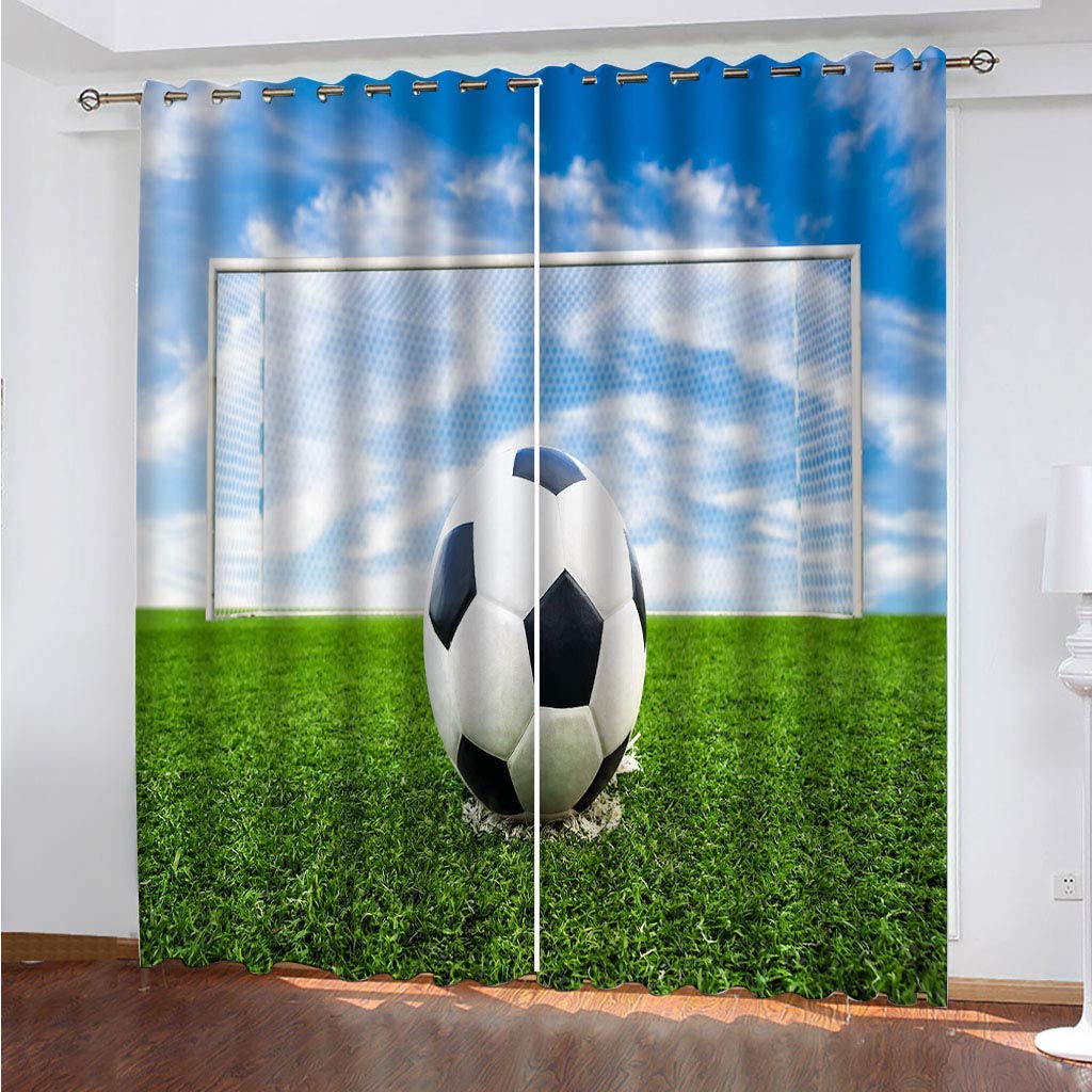 Rideaux isolants thermiques anti froid occultants bleus 140x260cm pour salon