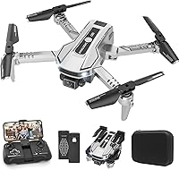 Vista 8 de AVIALOGIC Mini dron con cámara para niños, juguetes helicópteros con control remoto, regalos para niños y niñas, dron quadcopter FPV con mando a