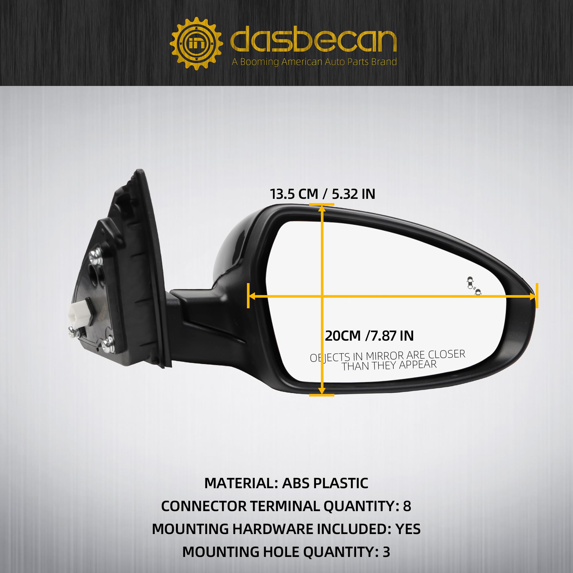 【独男独猫】unit.mfg mountainfree 157 OEM Right Passenger Side Mirror For KIA Telluride Paint-To-Match