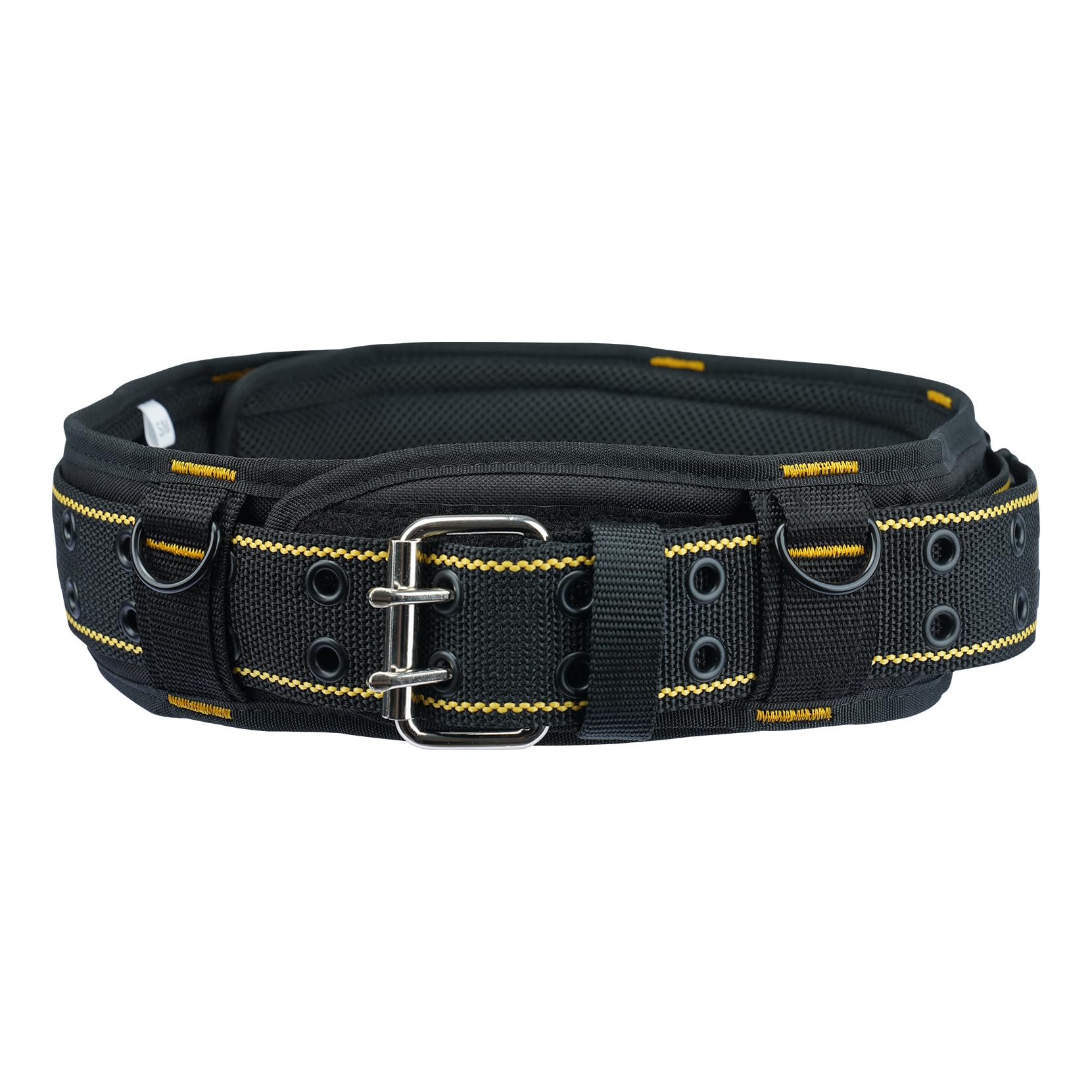 Cintura portautensili con bretelle per lavori pesanti, spalline mobili, clip rapida, adatta per CLC, Husky, Dewalt cintura per attrezzi (nero)
