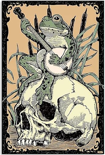 FORLAND Kits de pintura de diamante de rana para adultos principiantes  5D DIY Skull Kit de diamantes de perforación completa manualidades para