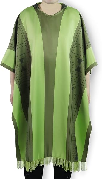 Mens Green Cape Costume Poncho Adult Halloween Cosplay Cloak Outfits