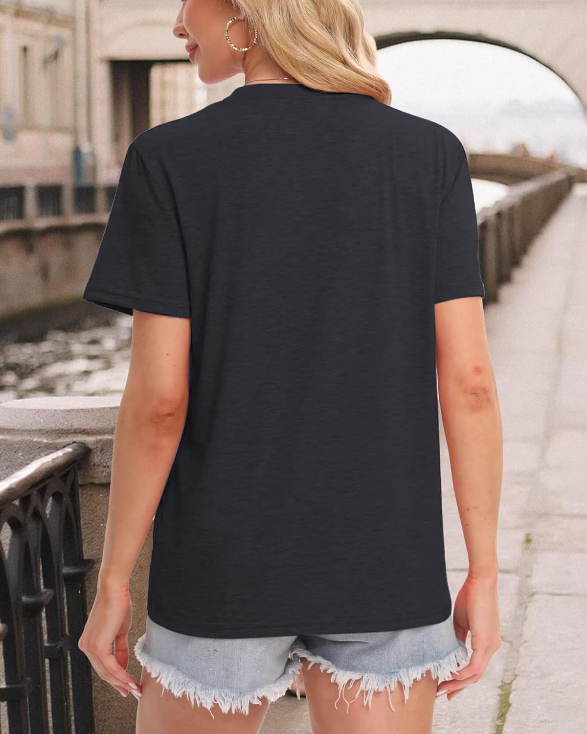 Christian Shirts for Women Faith Can Move Mountains T-Shirt Christian Graphic Tees Religious Sayings Tee Tops - Image 5