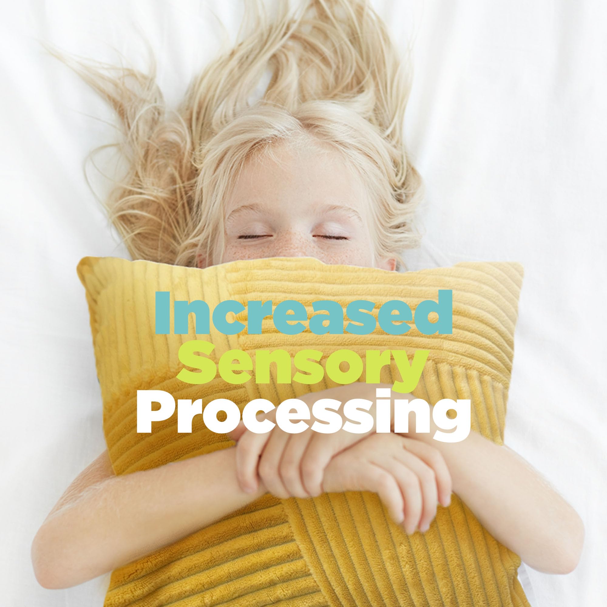 Bright Autism Texturized Vibrating Sensory Pillow – Dual Textures, Memory Foam, and Soothing Vibrations for Stress Relief. Enhanced Sensory Processing, Sleep Aid, and Emotional Support for Kids.