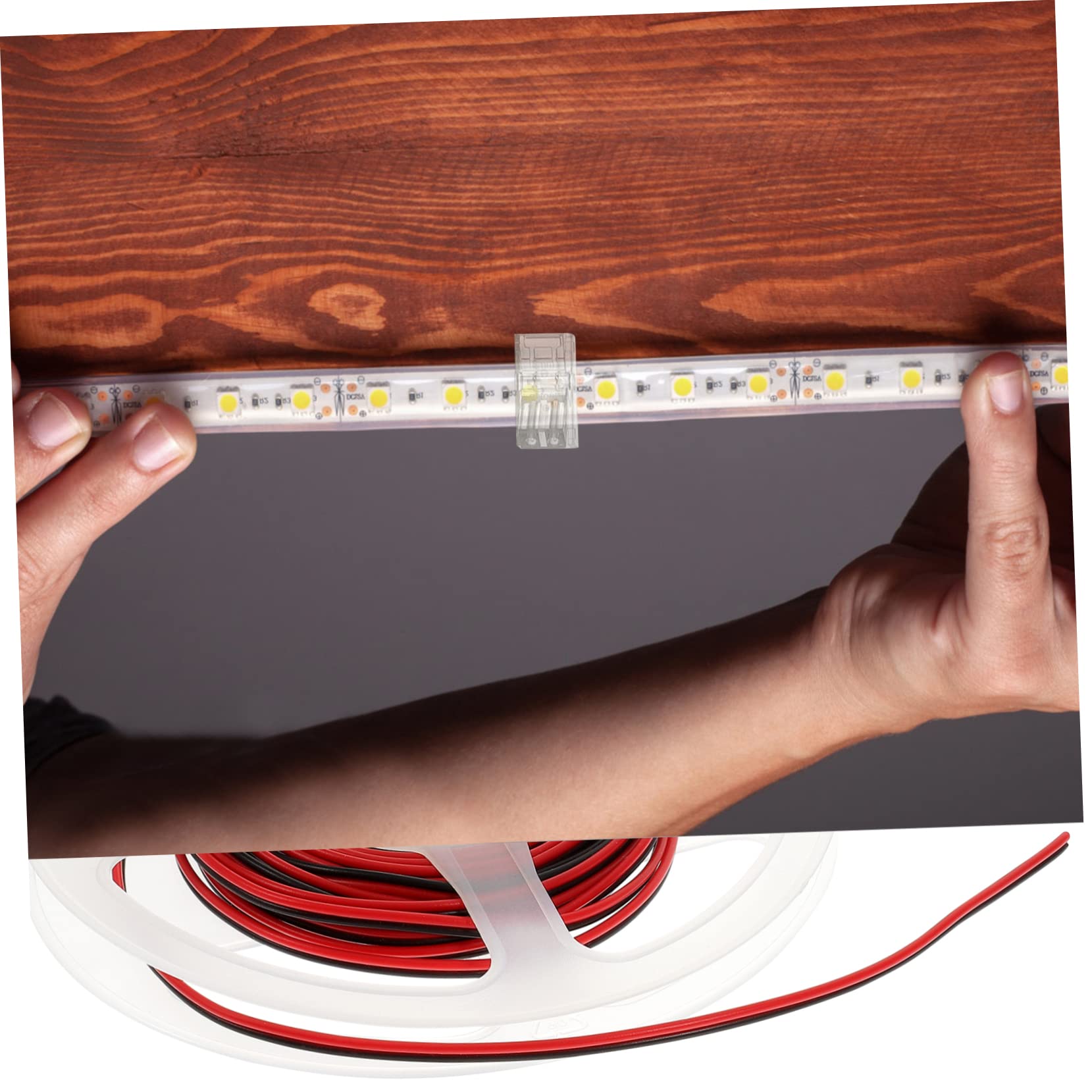 PRETYZOOM 5sätze Poliger Strip Verbinder Lötfreier Adapter Für Lichtstreifen Teiliges Mit Kristallclips Kabel Und Schraubendreher Installieren Transparent