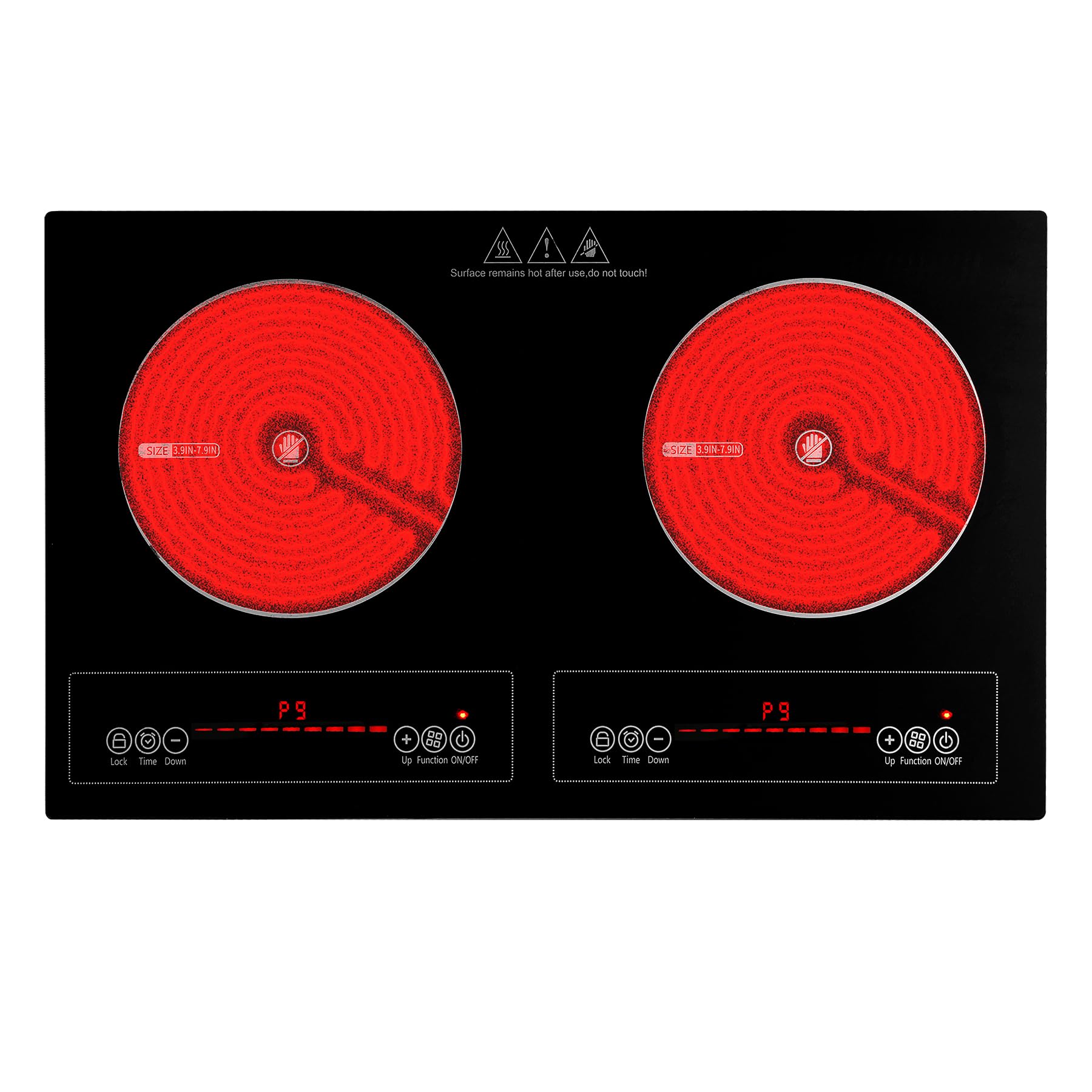 2 Burner Electric Cooktop
