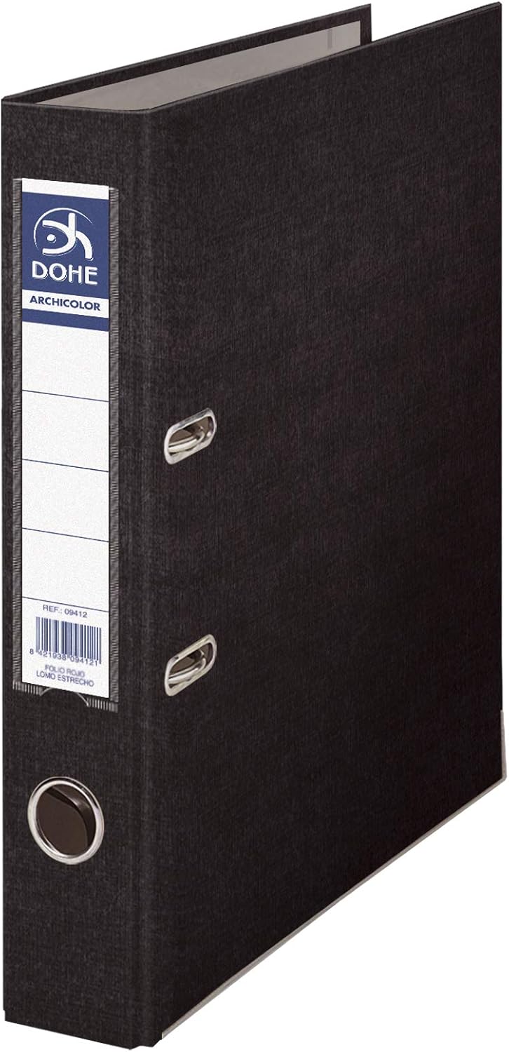 dohe archicolor – A4 Folder, Narrow Spine, Black