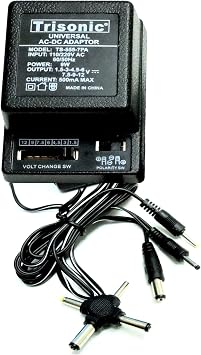 Trisonic 7 Way Universal Plug Ac/dc Adaptor 500 Ma