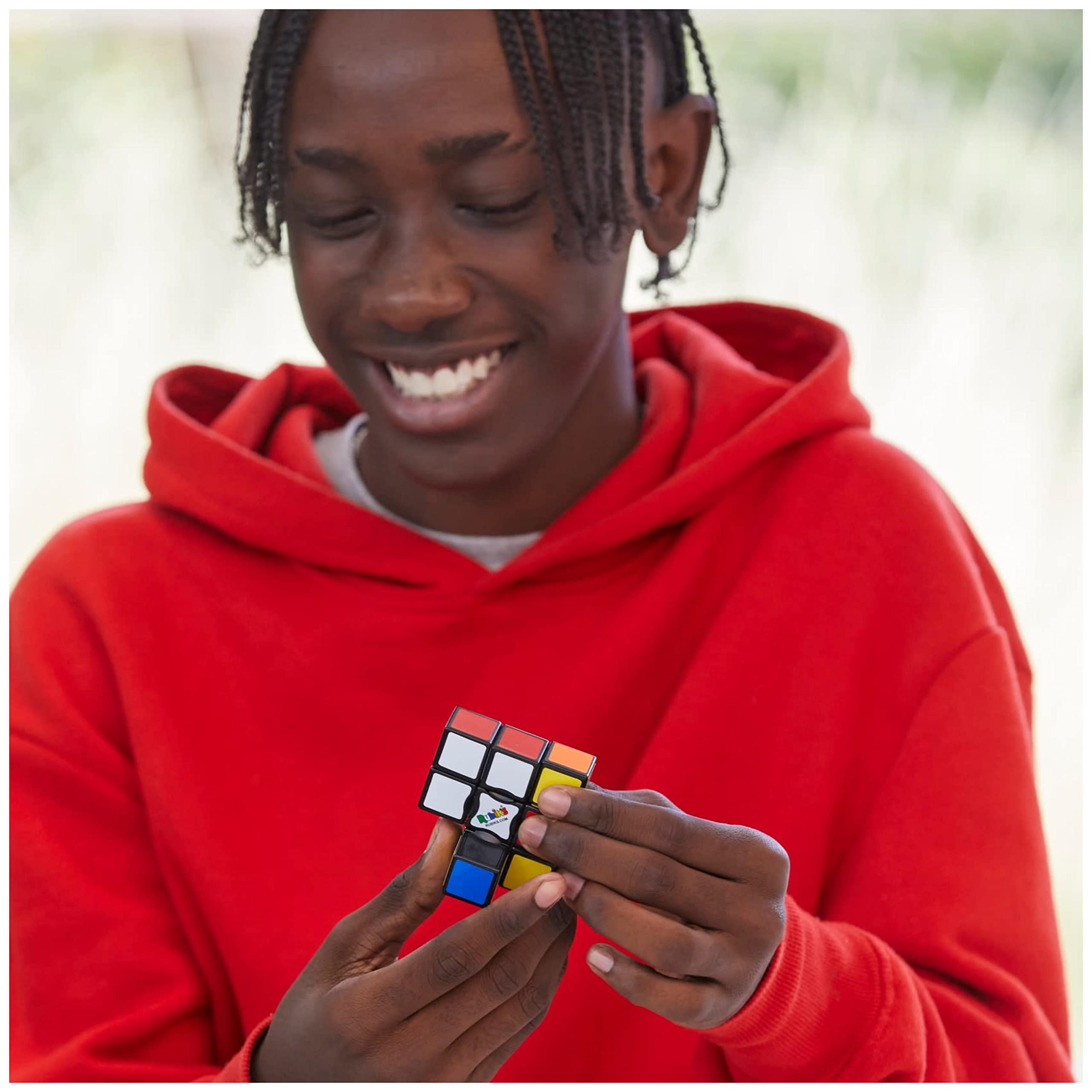 RUBIK'S, SPIN MASTER, Il Cubo di Rubik's 3x1 Edge, originale, per principianti, rompicapo professionale a cobinazione di colori, problem-solving, a uno strato, adatto a bambini dagli 8+