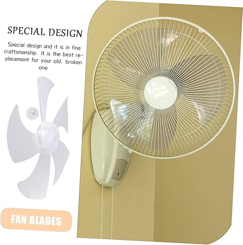 Miniatura 7 de Uonlytech Ventilador de 14 pisos con aspas de ventilador de escritorio, ventilador de casa, mesa blanca, piezas de refrigerador, aspas de ventilador