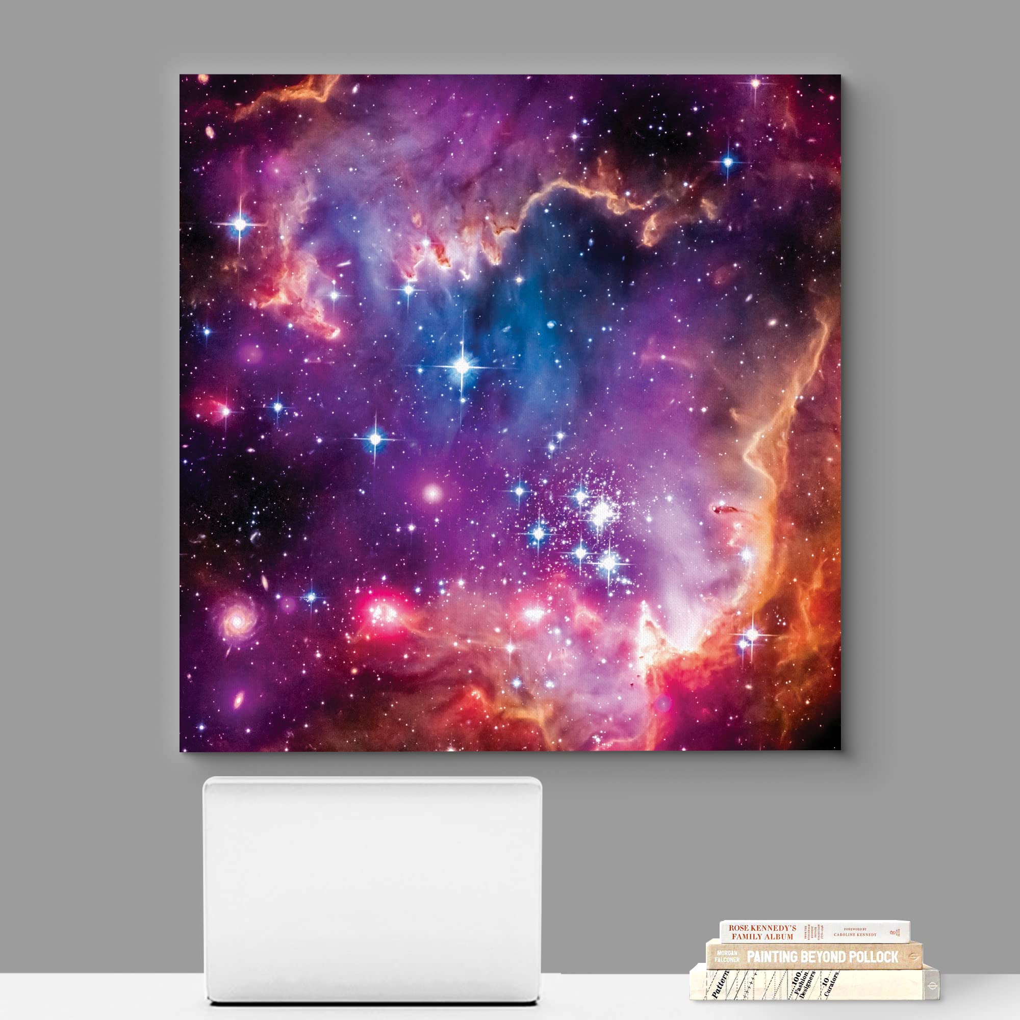 Amazon.com: wall26 Canvas Print Wall Art Rainbow Orange, Green