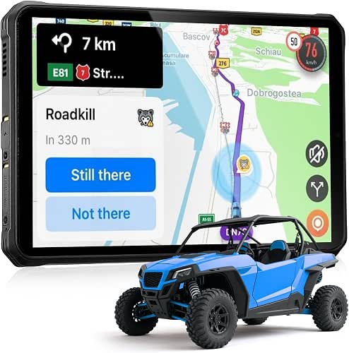 MUNBYN Rugged Tablet Android 14 ILT03, 8.68" GPS Tablet for