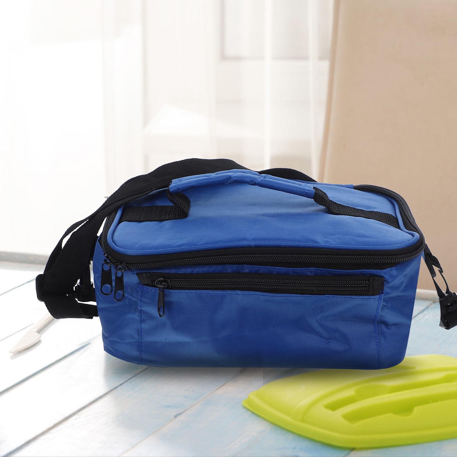 Bolsa Térmica Portátil para Almuerzo Calentamiento Uniforme y Mantenimiento de Temperatura Constante, Material Oxford y Abs, Adecuado para Camping y Senderismo en Coche 12v