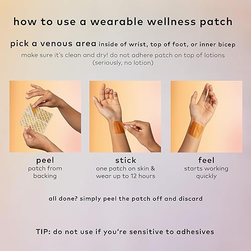 Miniatura 6 de The Good Patch Parche de liberación sostenida con extracto de cáñamo, raíz de Ashwagandha y pasiflora (24 parches en total)