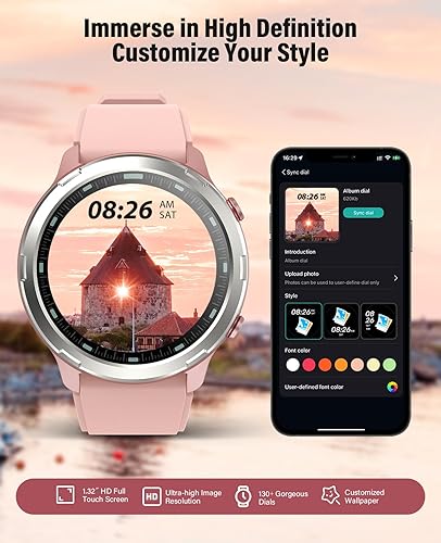 Miniatura 6 de Reloj inteligente GPS para mujer, reloj resistente al aire libre con GPS y brújula, rastreador de actividad física con monitor de sueño de oxígeno