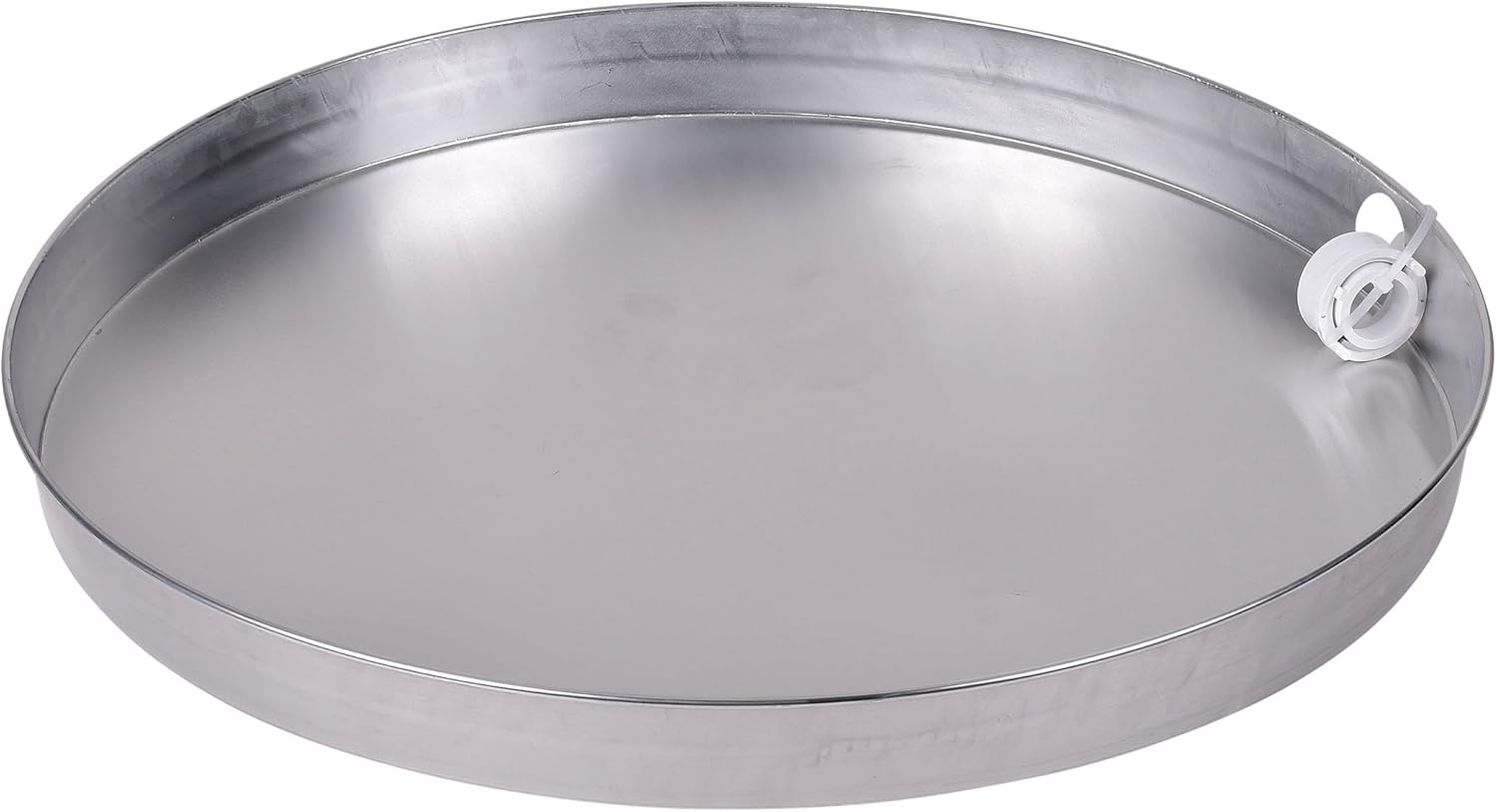 Oatey 34084 26 in. Aluminum Water Heater Pan with 1 to 1.5 in. PVC Adapter