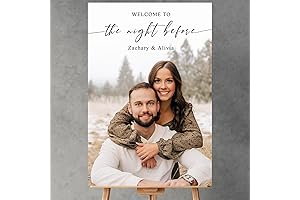 Personalized Photo Rehearsal Dinner Sign