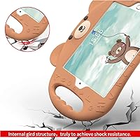 Vista 4 de PZOZ Funda para iPad para niños compatible con iPad de 9ª 2021 / 8ª 2020 / 7ª generación 2019 de 10.2 pulgadas, a prueba de golpes, mango