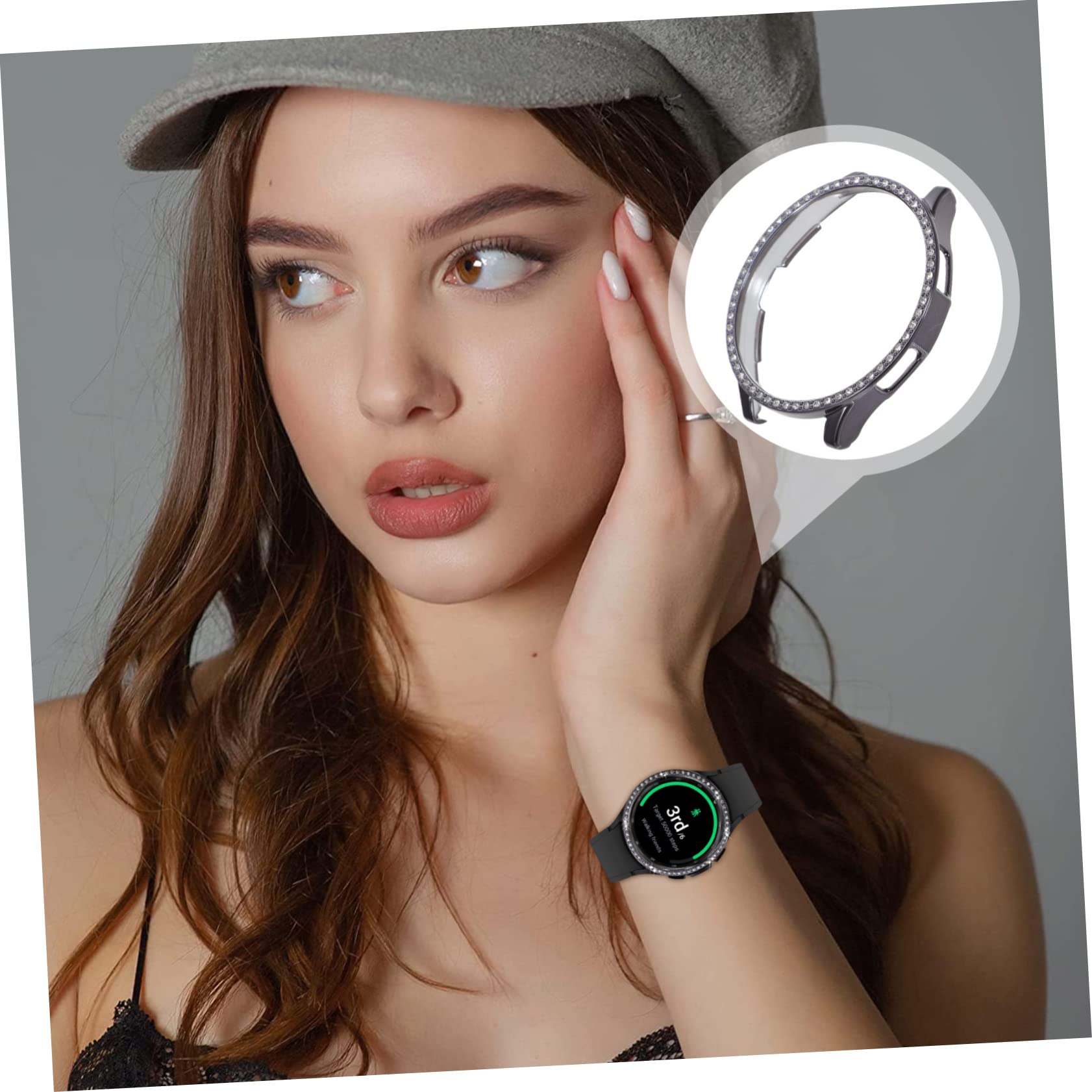 OSALADI 10pièces Coque Décorative Brillante pour Montre Édges pour Smartwatch Watch Accessoire De Élégant Et Pratique