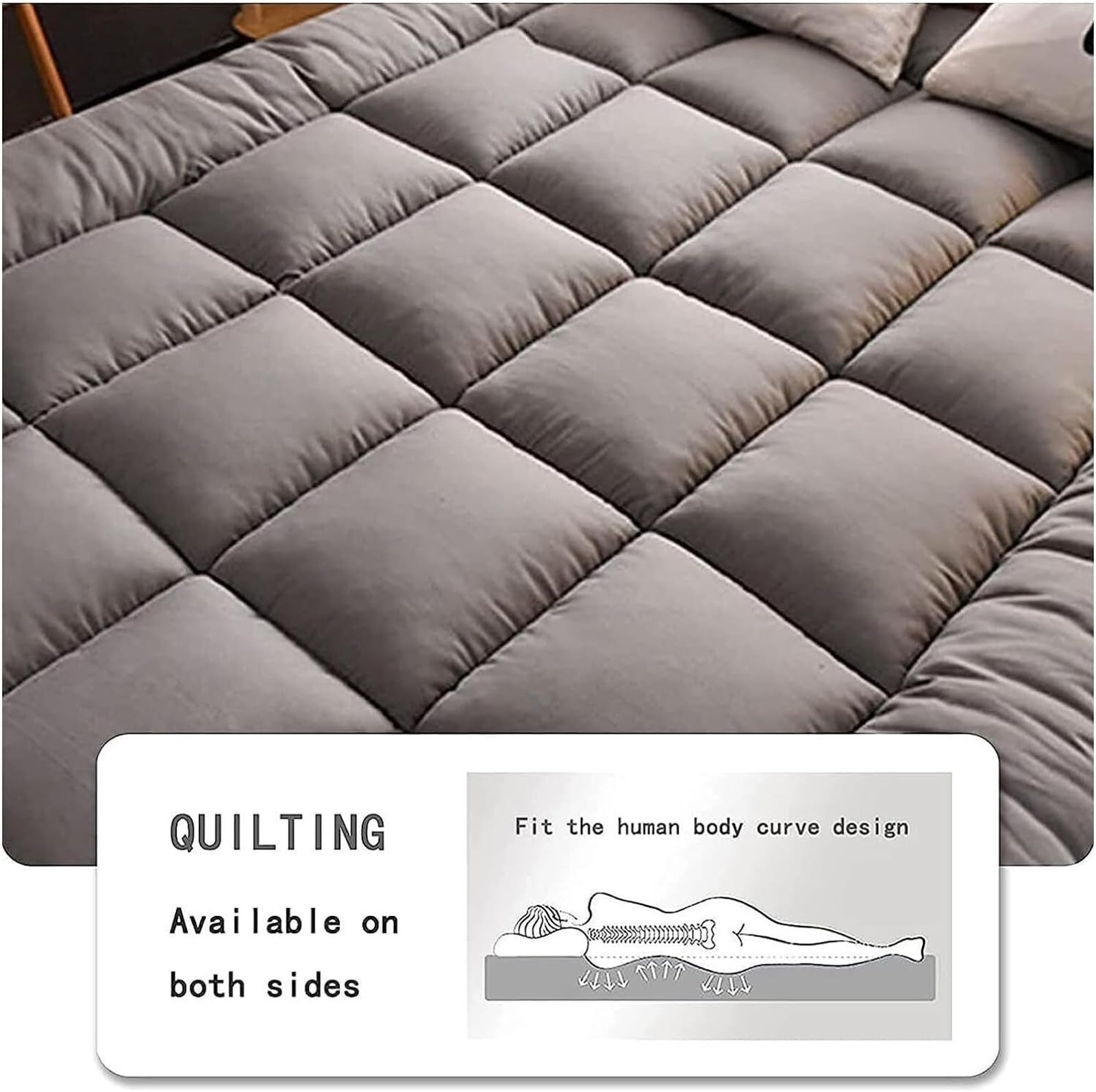 Materasso futon giapponese, Pieghevole Ospiti Materasso ​da Pavimento Morbido Futon Naturale, matrimoniale, singolo, per divano, dormitorio per ospiti(Queen (150x200cm))