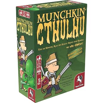 Pegasus Spiele 17189G Munchkin Cthulhu 1+2 Green