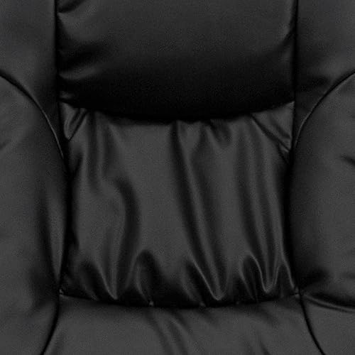 Miniatura 10 de Flash Furniture Rachel Contemporary Multi-Position LeatherSoft Recliner Chair with Ottoman, 360-Degree Swivel Recliner Chair and Ottoman Set, Black
