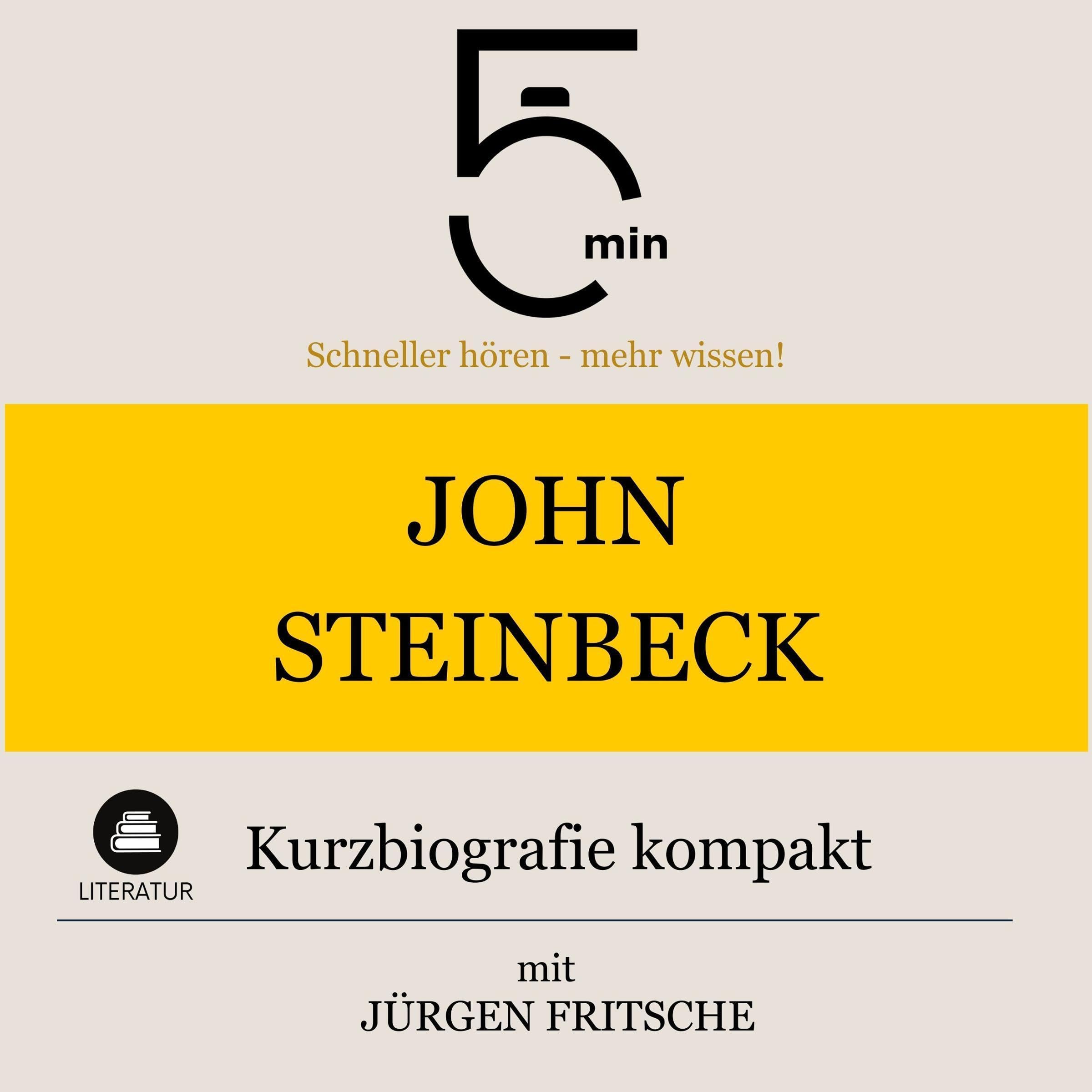 Cover art for John Steinbeck - Kurzbiografie kompakt
