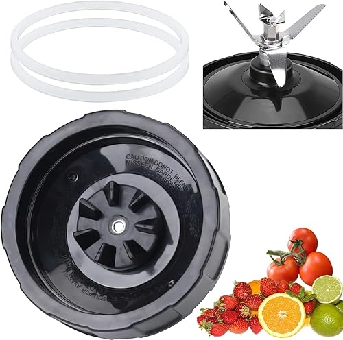 Actualización Piezas de repuesto de cuchilla de licuadora Ninja macho de 7 aletas compatibles con la licuadora Auto iQ 4 pulgadas macho 7 aletas