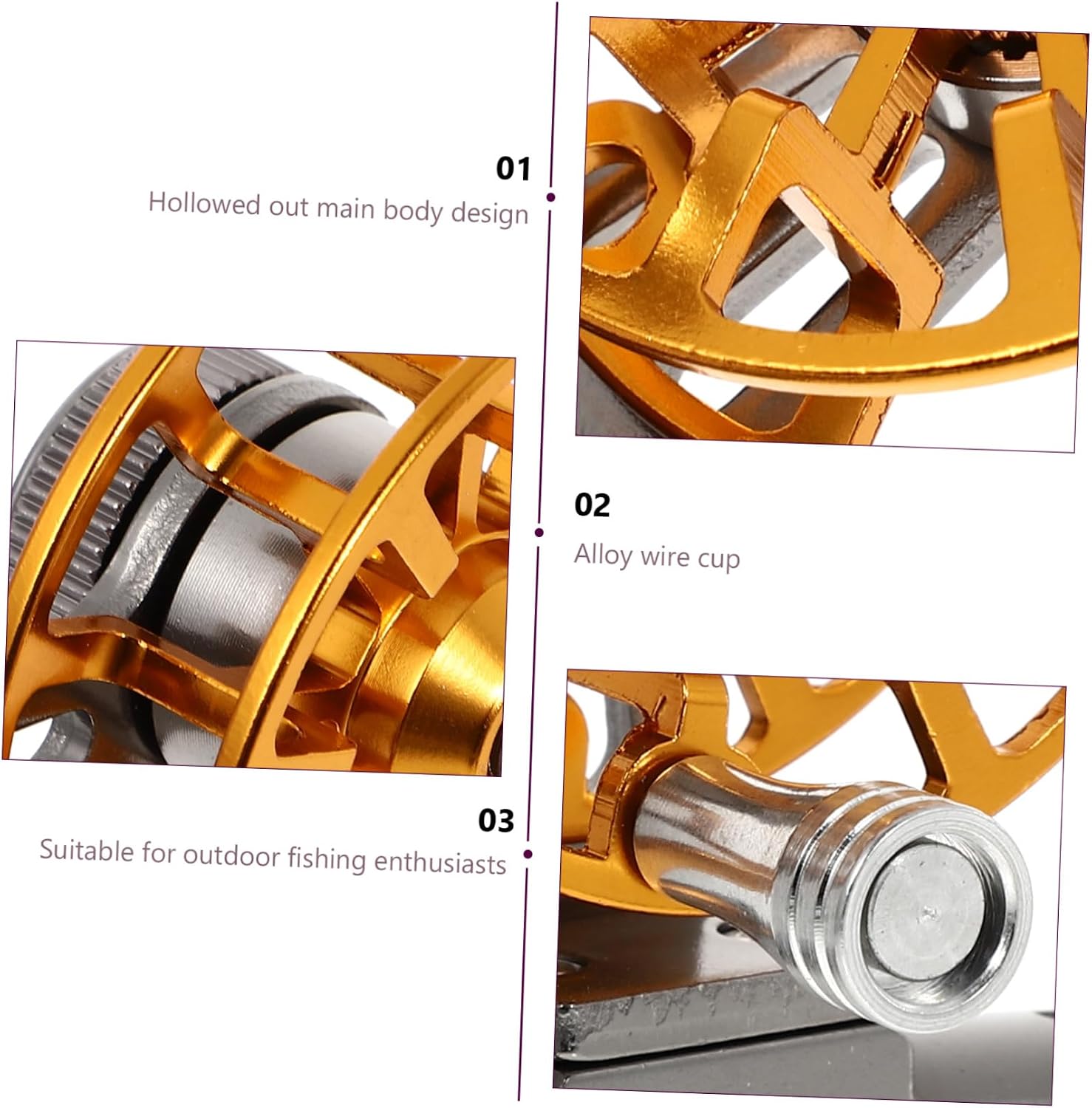 Full Metal Ice Fishing Reel Professional Fishing Rod Wheel High Precision Gear for Anglers