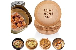Ninja PC Air Fryer Liners: 200 Disposable Parchment Sheets