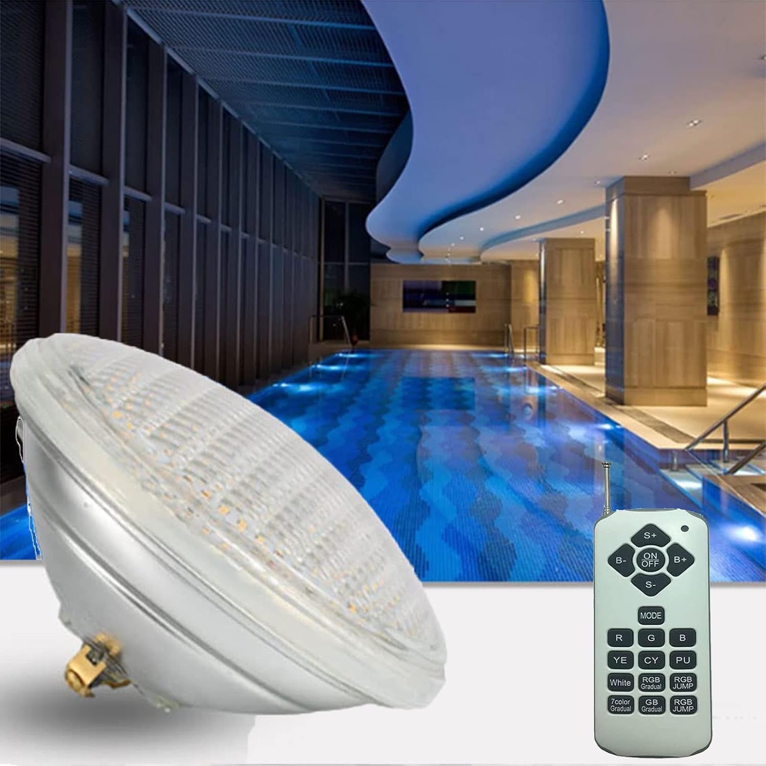 Underwater Pond Lights RGB Color Changing Pool Lights Bulb for Outdoor Pool