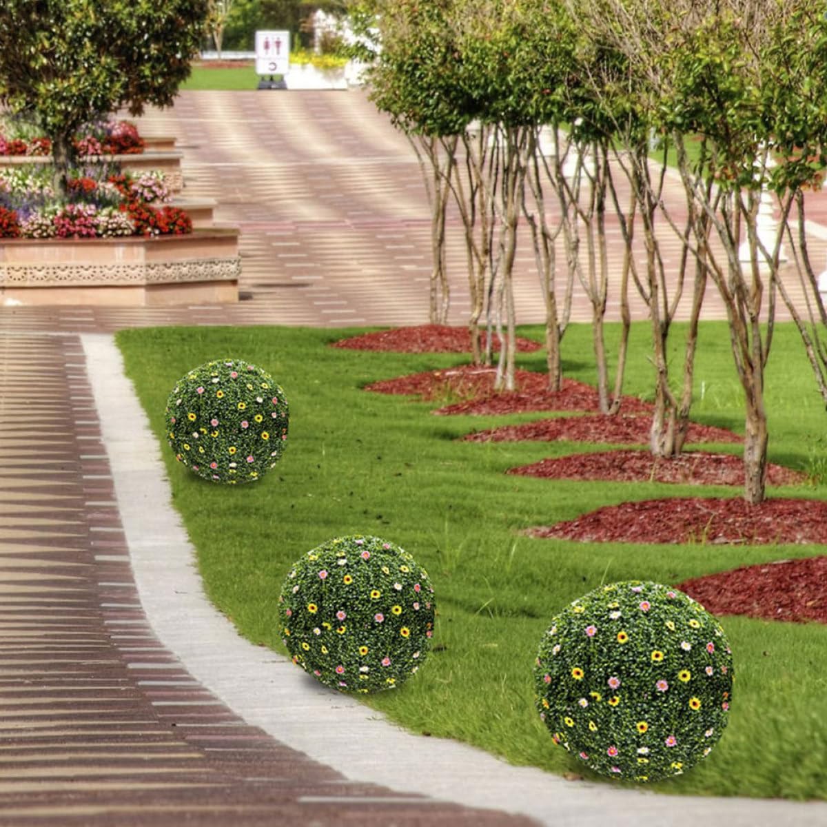 Supporto per Palline di Fiori Fai da Te 2 Pezzi Gabbia di Supporto Topiaria 30+20 CM in Plastica Riutilizzabile Cornice Decorativa Floreale per Matrimoni e Arredamento Casa e