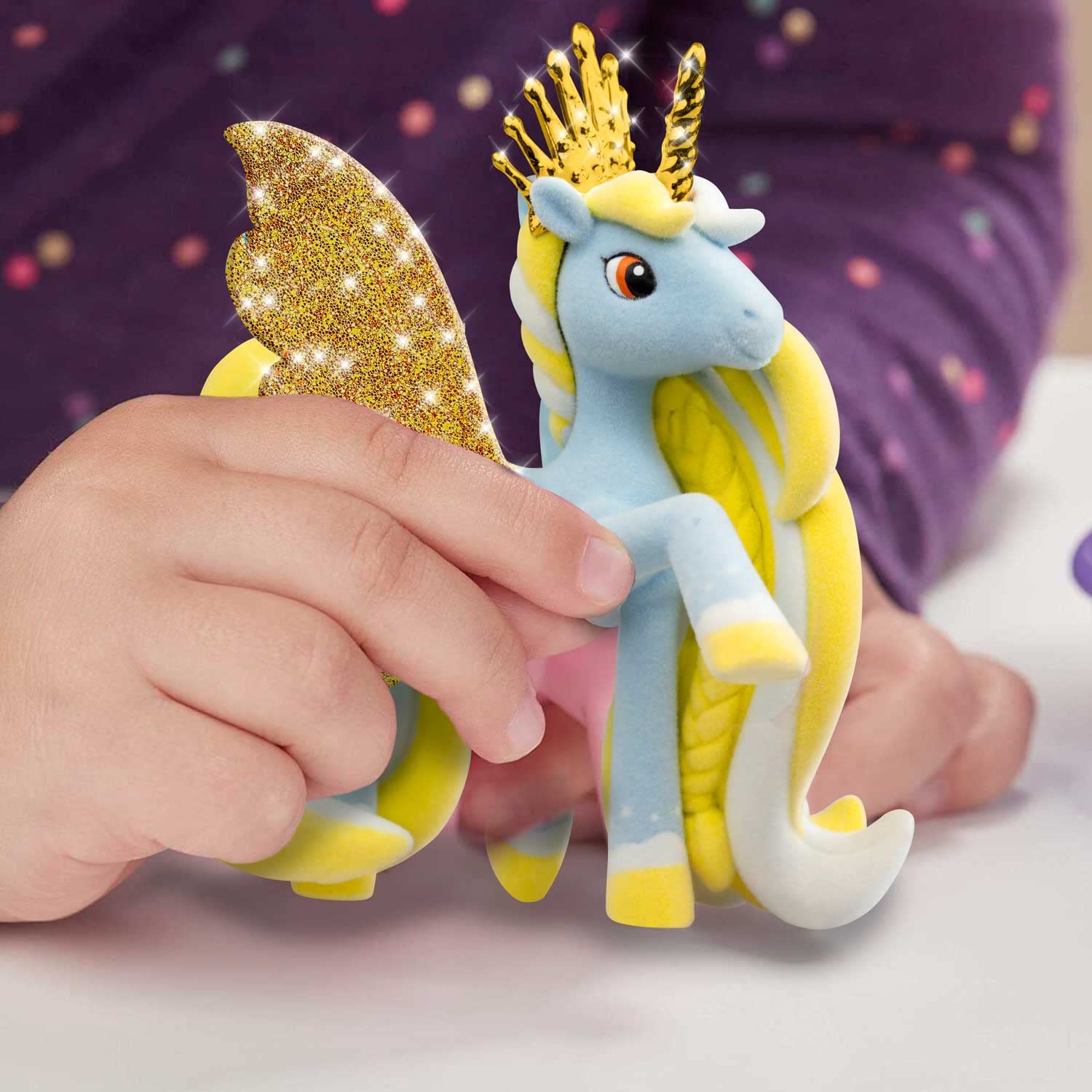 Galupy CRAZE Set di 3 Unicorno Bambina, Figure Unicorno da Collezione, 3 Unicorno Speciale, Giocattoli per Bambini 3 Anni