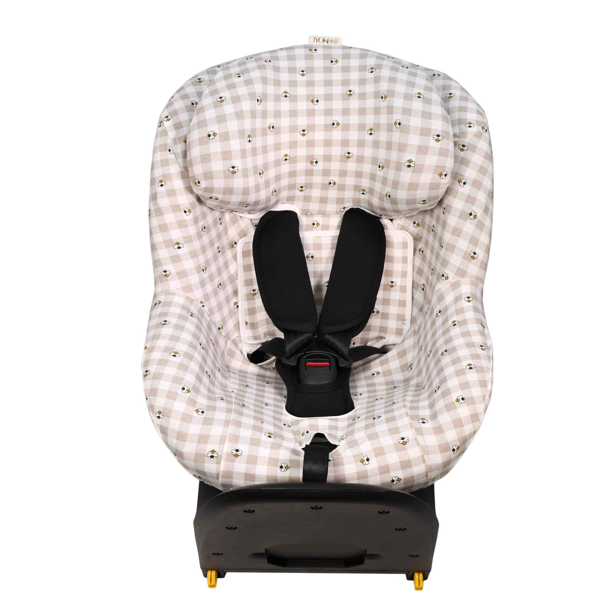JYOKO Kids Bezug für Autositz kompatibel mit Maxi Cosi (Picnic Vichy, Maxi Cosi Pearl 360 y Mica Pro I-Size)