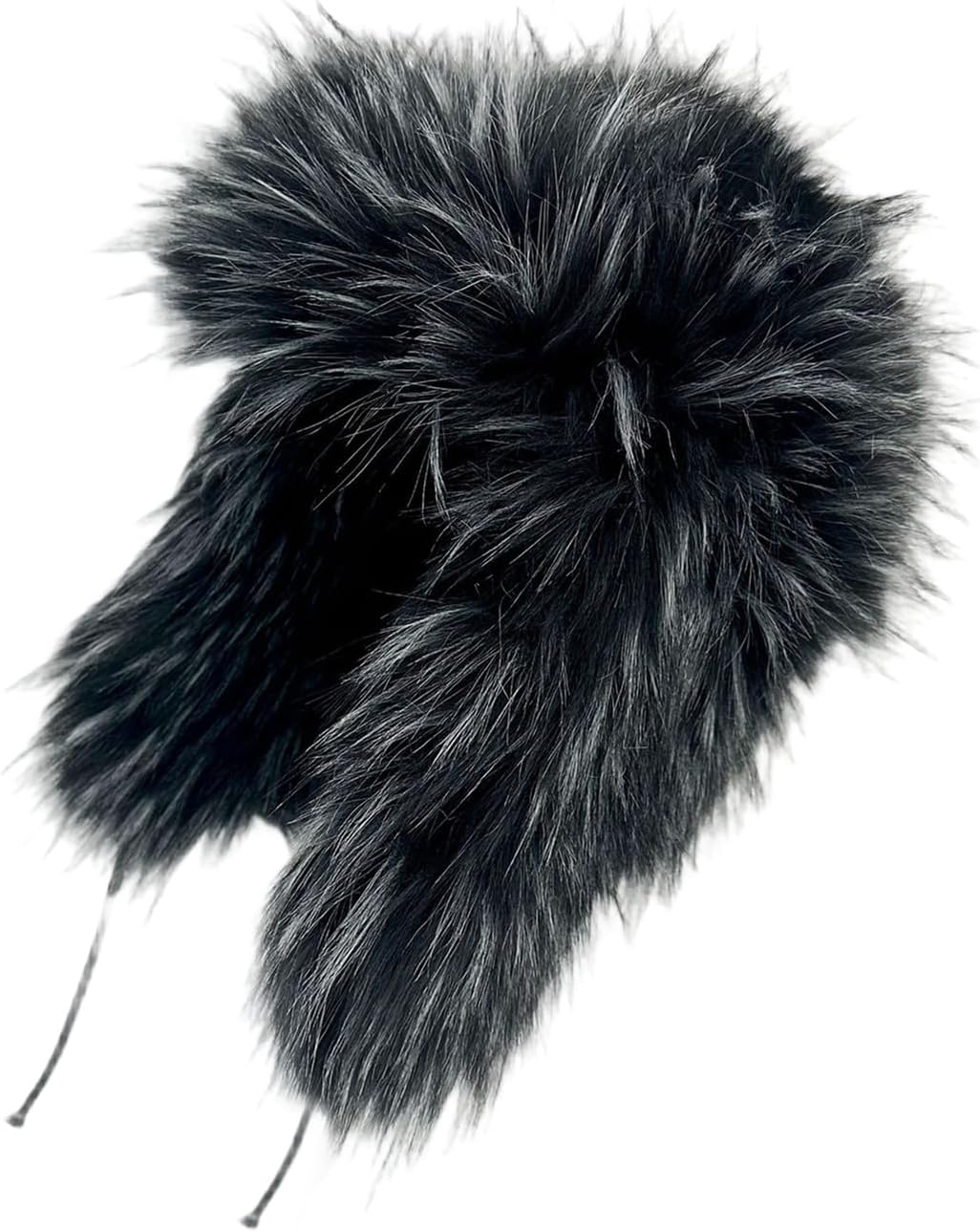 Lisa Colly Women's Russian Faux Fur Hat Winter Fluffy Trapper Hat Thicken Fuzzy Cap