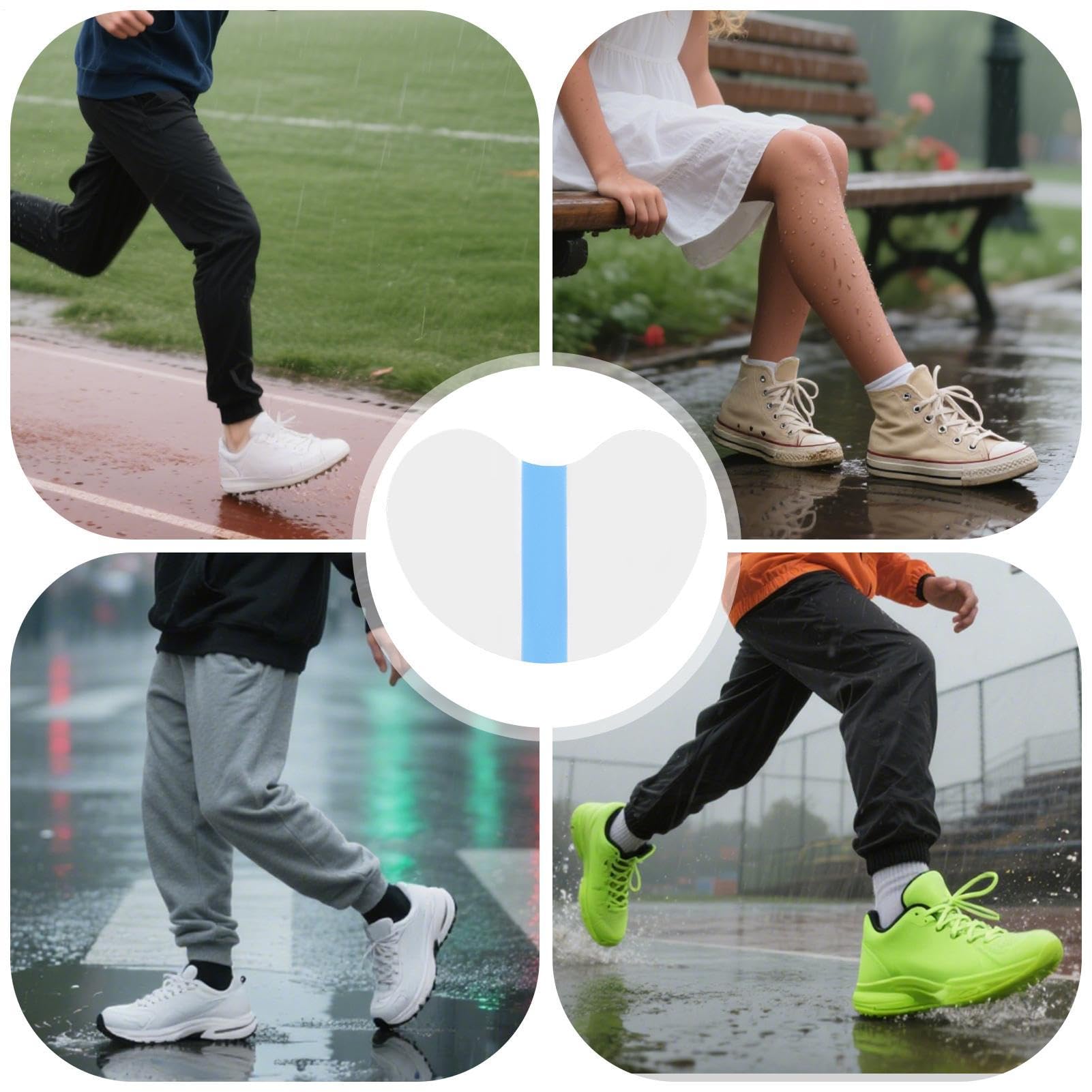 Protector para puntas de zapatos, 30 unidades, protección invisible transparente para jardinería, senderismo, trabajo, camping, niños y exteriores